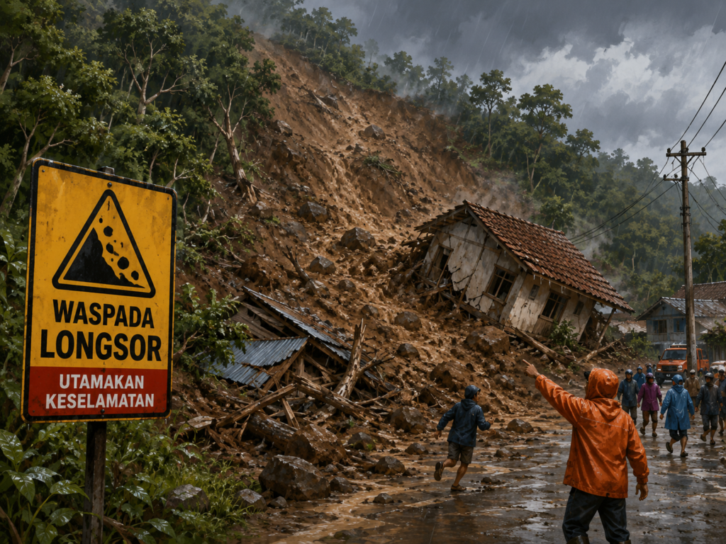 Bantu 5 Sekolah Terdampak Longsor Bandang di Cibitung
