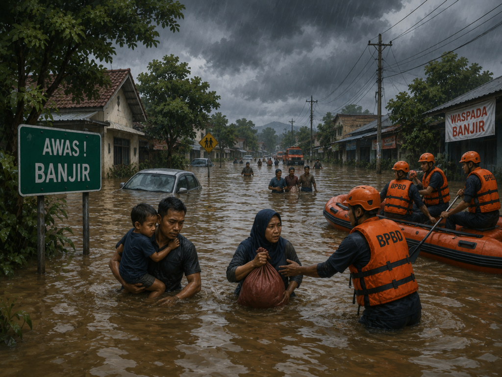 Bantu 10 Sekolah Terdampak Banjir Bandang di Patia